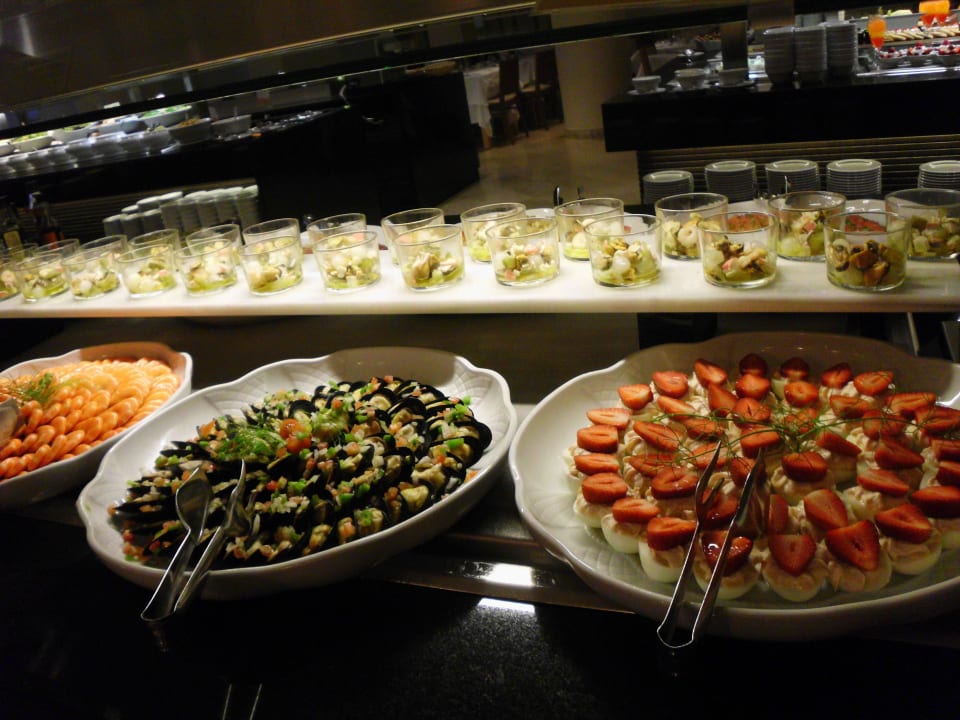 Galadinner - Muscheln, Meersfrüchtesalate usw. Hipotels Hipocampo Playa
