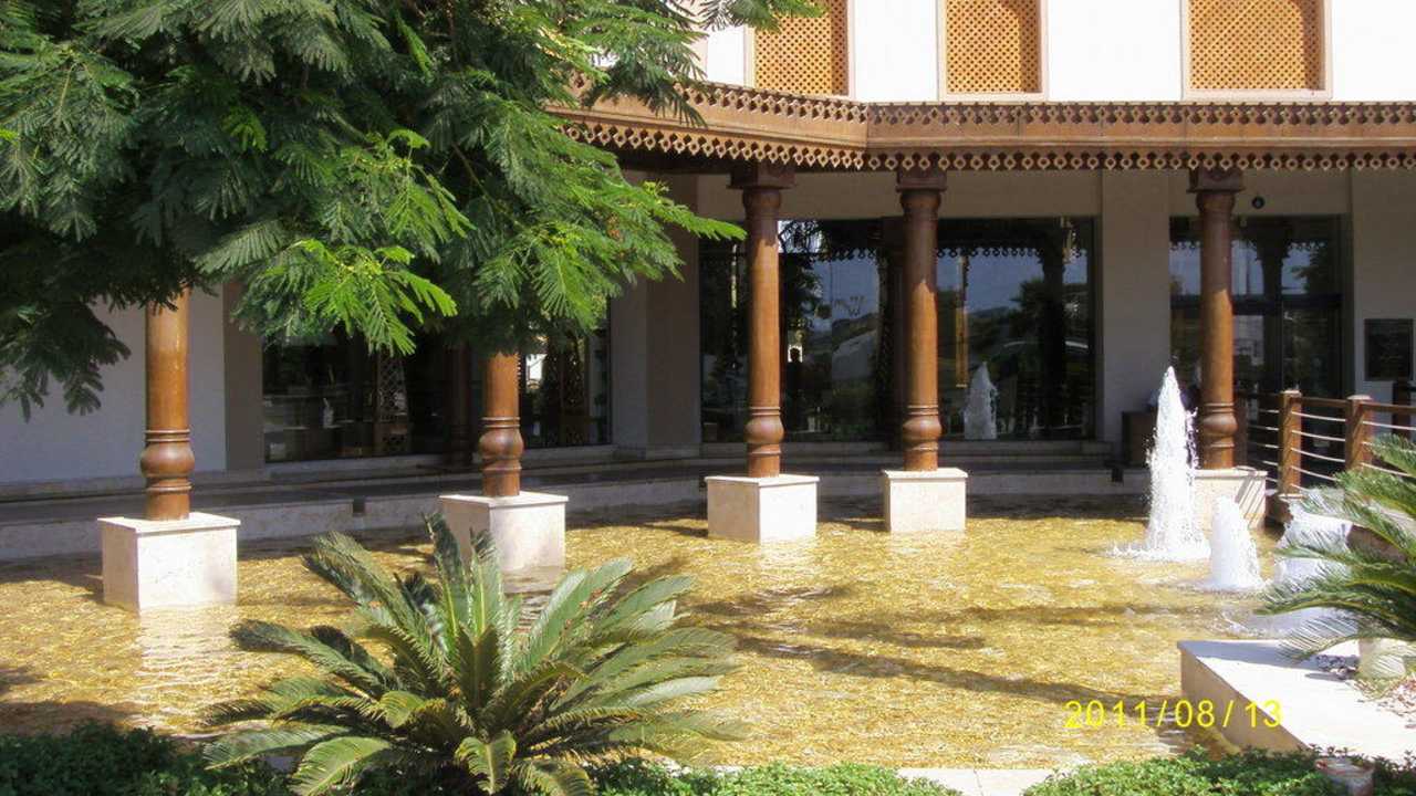 Ein Teil vom Eingangsbereich des Hotels. Ghazala Gardens