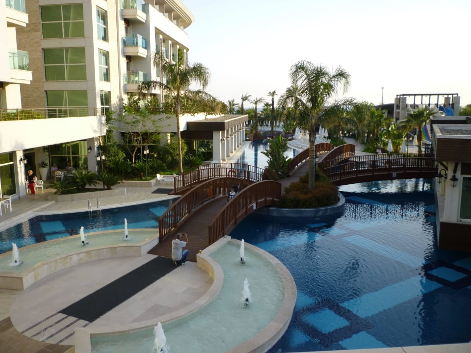 Pool Landschaft Sunis Evren Beach Resort Hotel & Spa