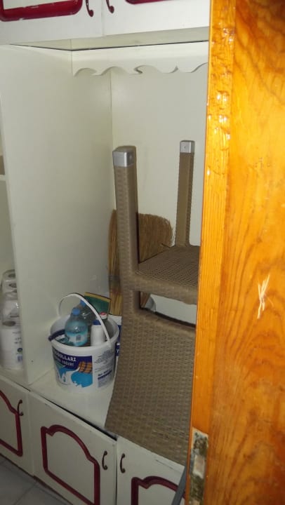 Im Flur vor meinem Zimmer Hotel Kleopatra Alis