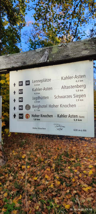 Ausblick Berghotel Hoher Knochen