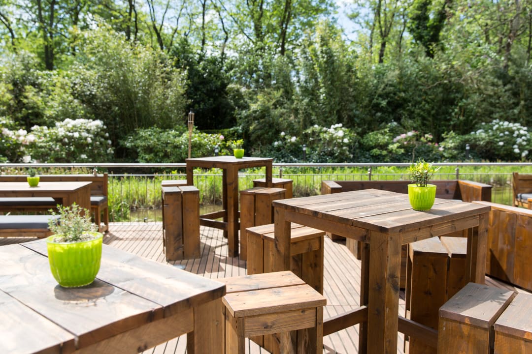 Gartenanlage Radisson Blu Hotel Frankfurt