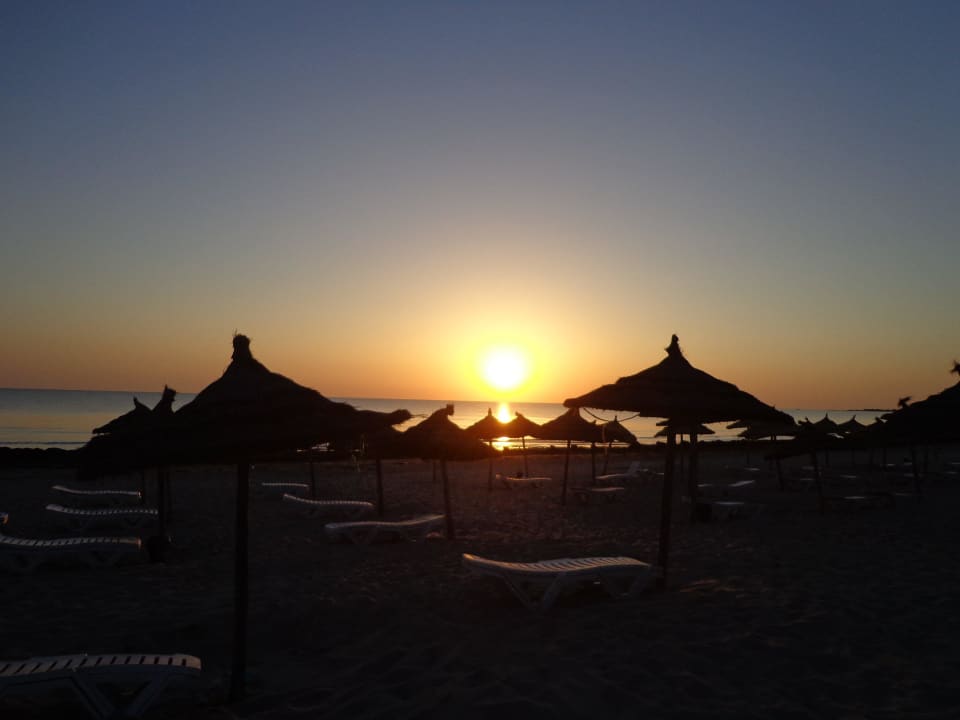 Sonnenaufgang... traumhaft und empfehlenswert Djerba Plaza Thalasso & Spa