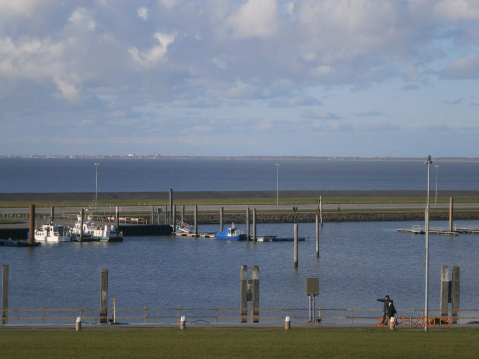 Blick vom Balkon Hotel Fährhaus