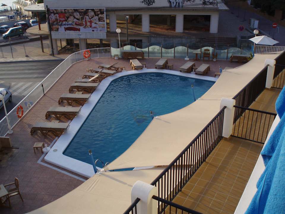 Von unserem Balkon Zimmer 231 Hotel Osiris