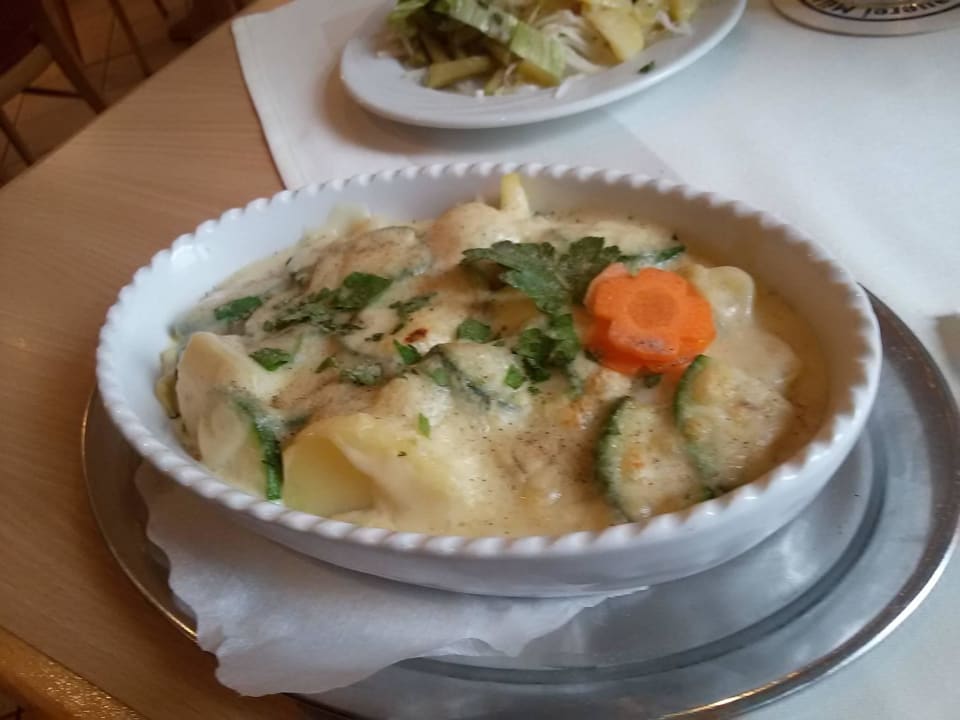Kartoffel Zucchini Auflauf Hotel Gasthof Zur Linde