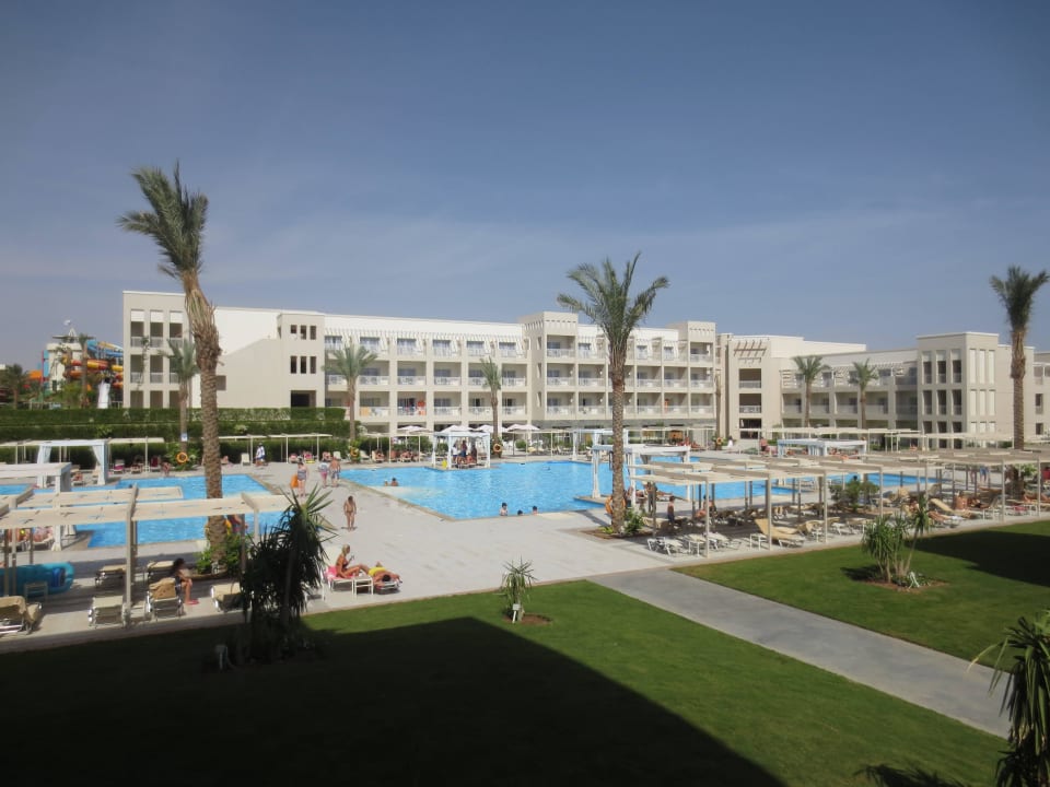 Blick in Richtung der Hauptpools Jaz Aquaviva