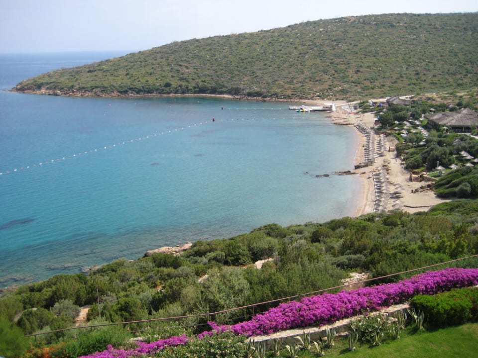 Blick auf den Strand des Kempinski Barbaros Bay Kempinski Hotel Barbaros Bay Bodrum