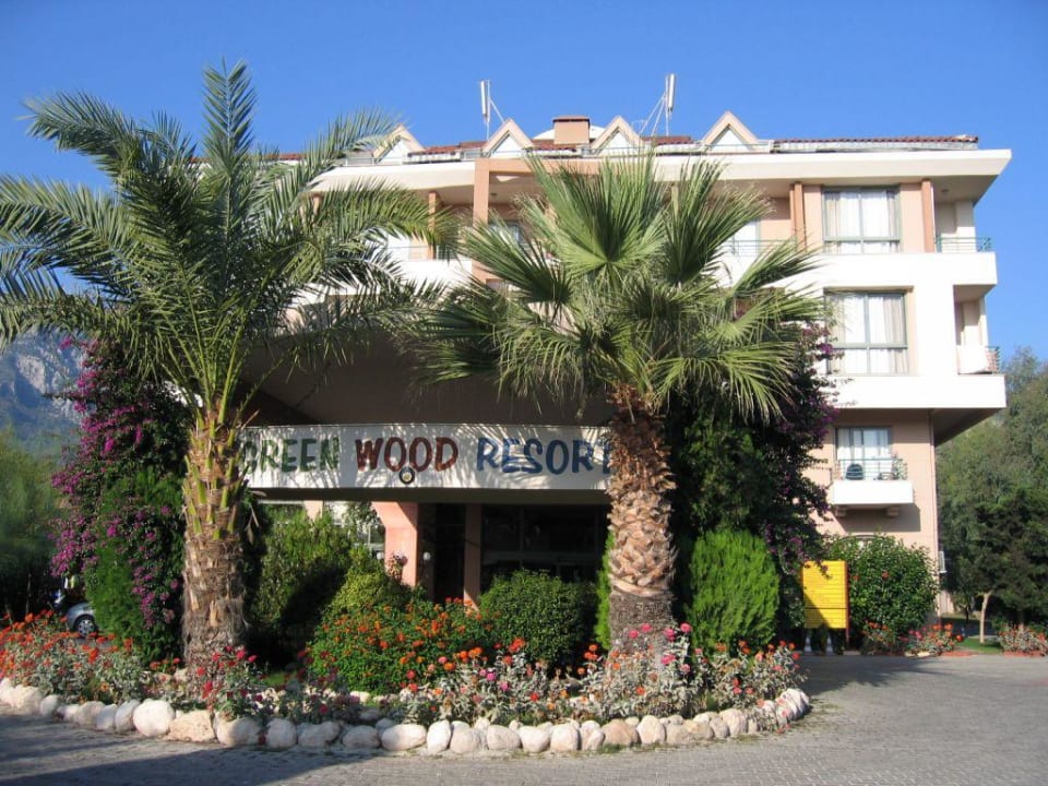 Hoteleingang Greenwood Kemer Resort