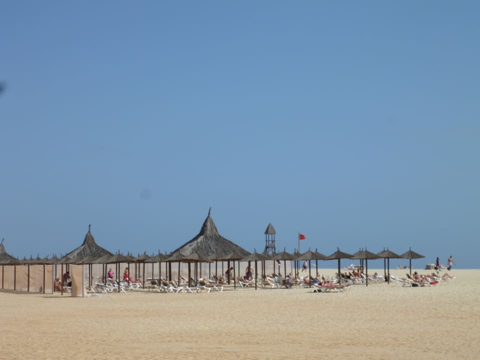 Adults only Bereich mit versuchtem Windschutz Hotel Riu Touareg