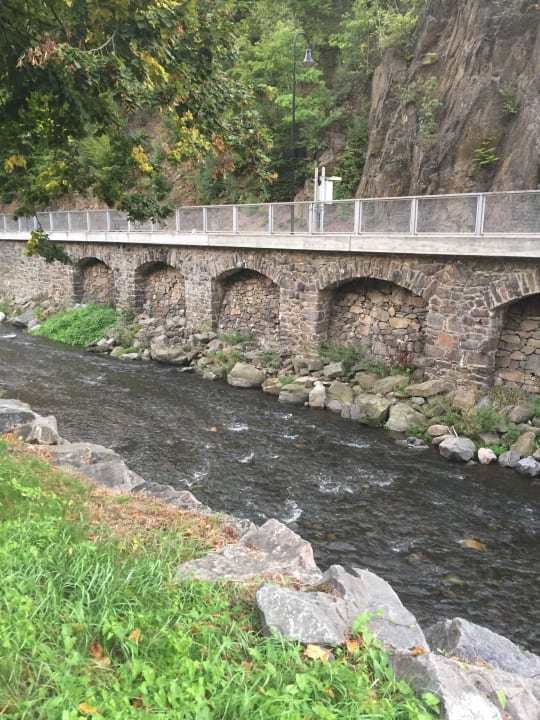 Weißeritz am Haus Hotel Rabenauer Mühle