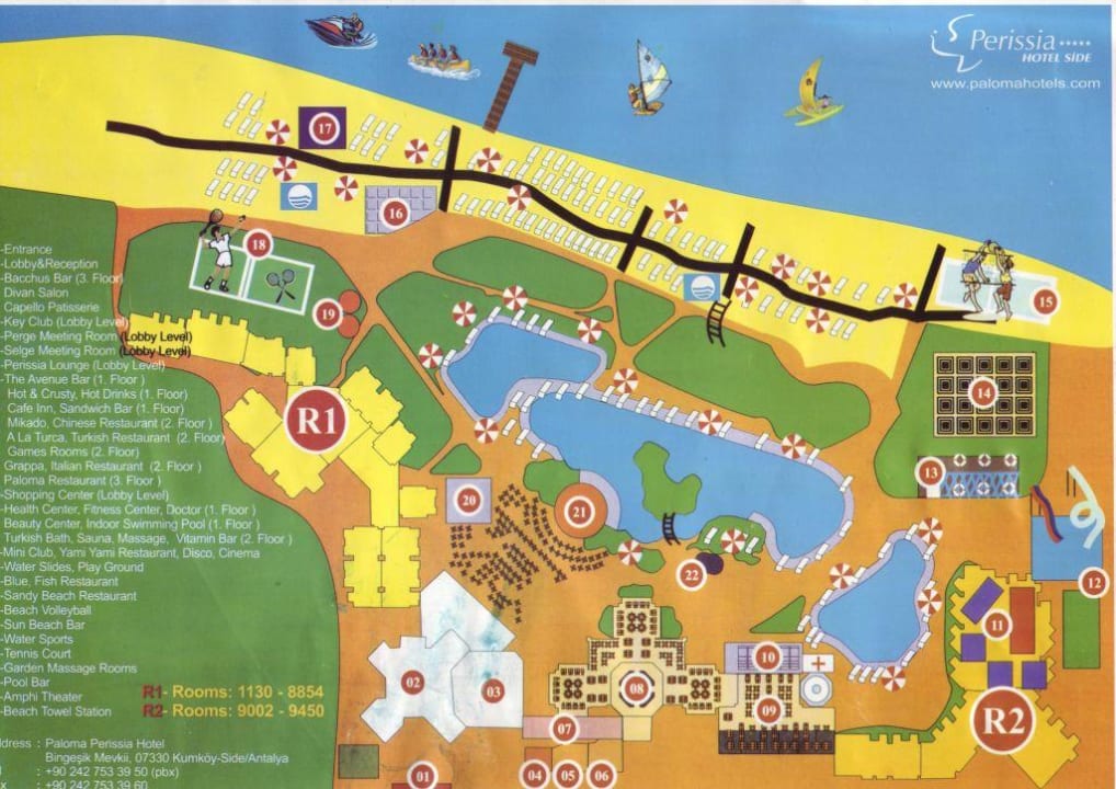 Схема сиде. Paloma Perissia 5 Турция Сиде. Сиде карта. Paloma Oceana Resort карта отеля. Палома Грида карта отеля.
