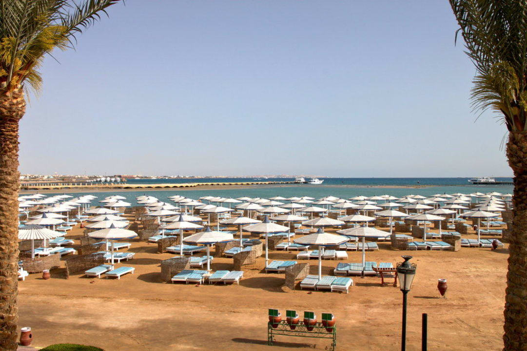 Blick von unserem Balkon Pickalbatros Dana Beach Resort - Hurghada