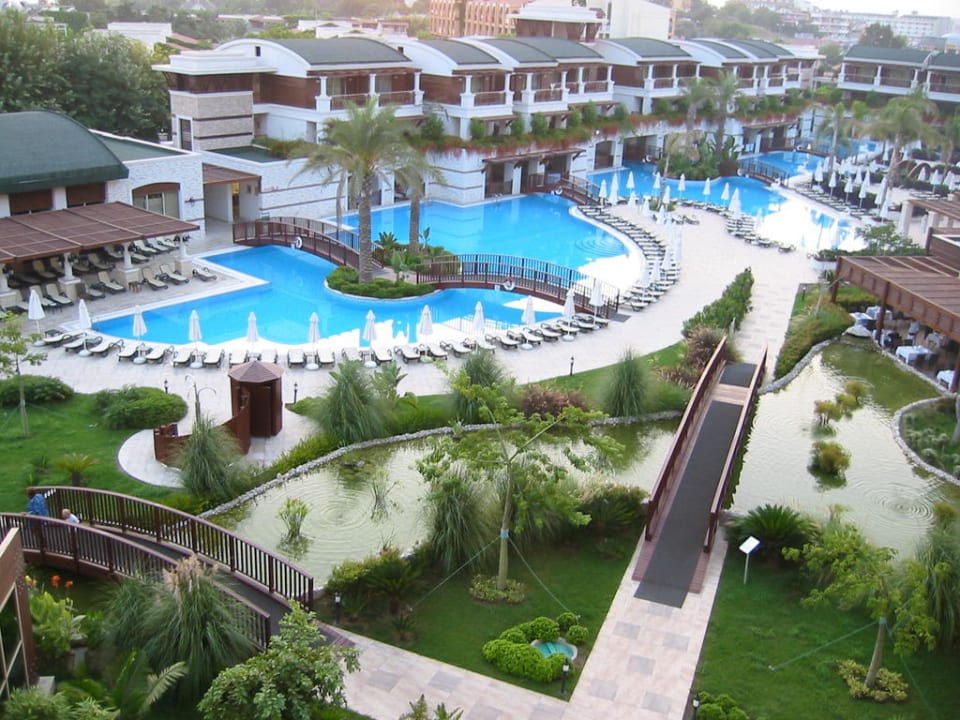 Blick vom Zimmerbalkon Sunis Kumköy Beach Resort Hotel & Spa