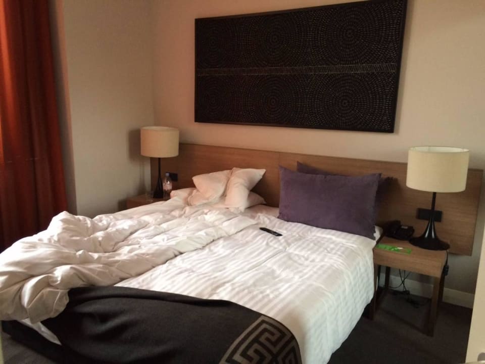 Schlafzimmer Adina Apartment Hotel Berlin Checkpoint Charlie