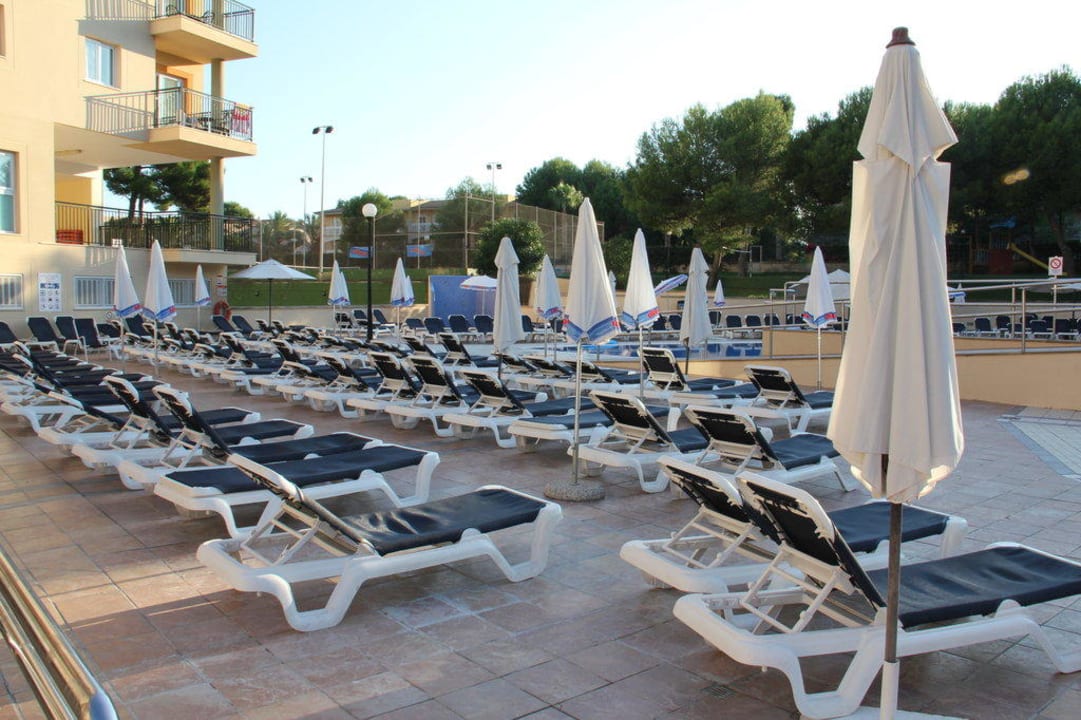 Geordnete Liegen Aparthotel Can Picafort Palace