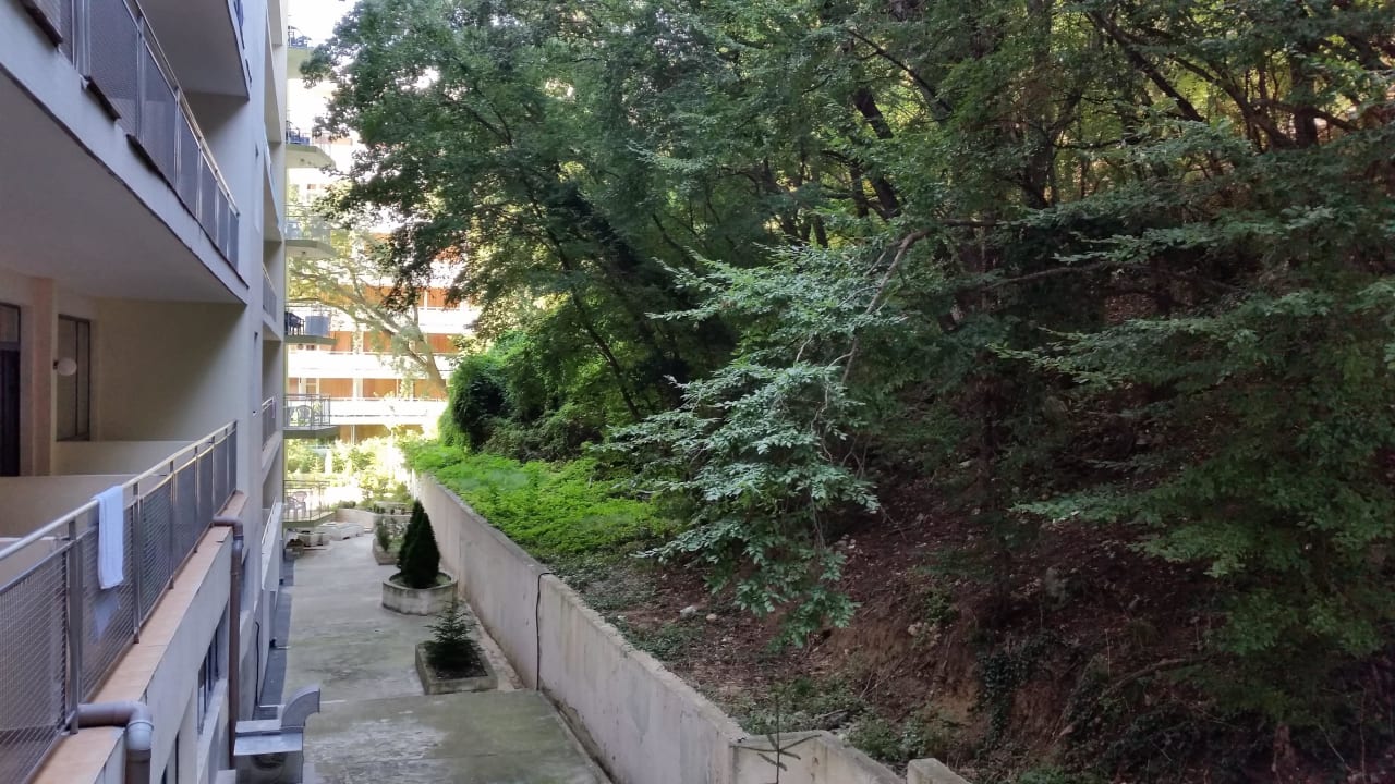 Jaja, das dahinten ist die Sonne Elena Hotel