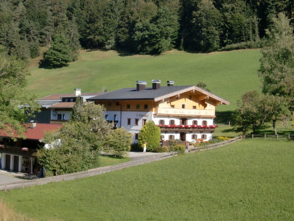 Der erste Blick auf den Hagenhof Pension-Biobauernhof Hagenhof