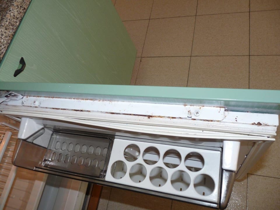 Rost im Kühlschrank, Dichtung kaputt Residence Costa del Sol