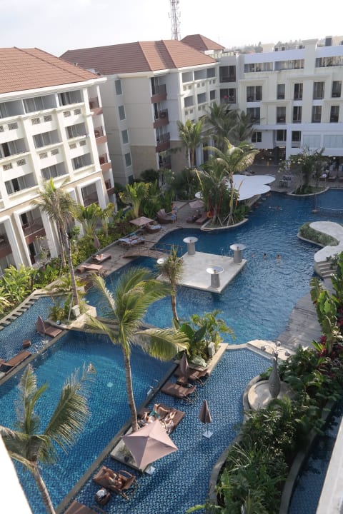 Vom Dach aus fotografiert Sanur Resort Watujimbar