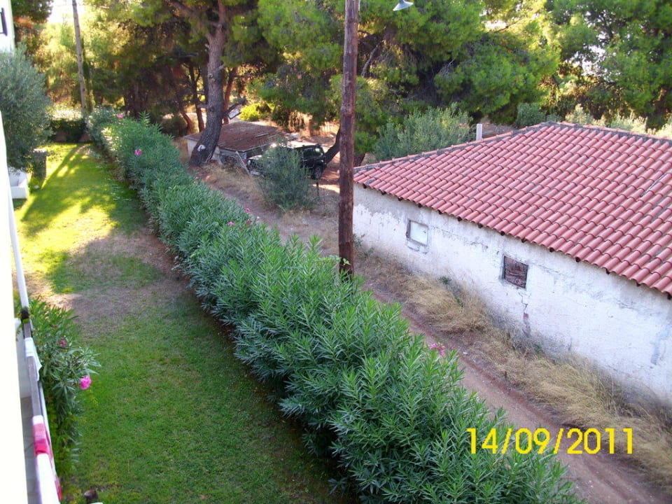 Von unserem Balkon Philoxenia Hotel