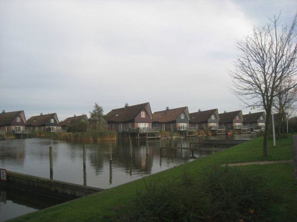 Ausblick von gegenüber Ferienpark Beach Resort Makkum