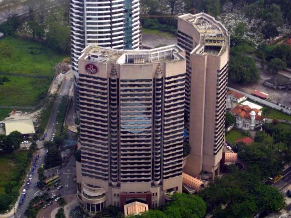 Blick auf das Hotel vom KL Tower aus Renaissance Kuala Lumpur Hotel