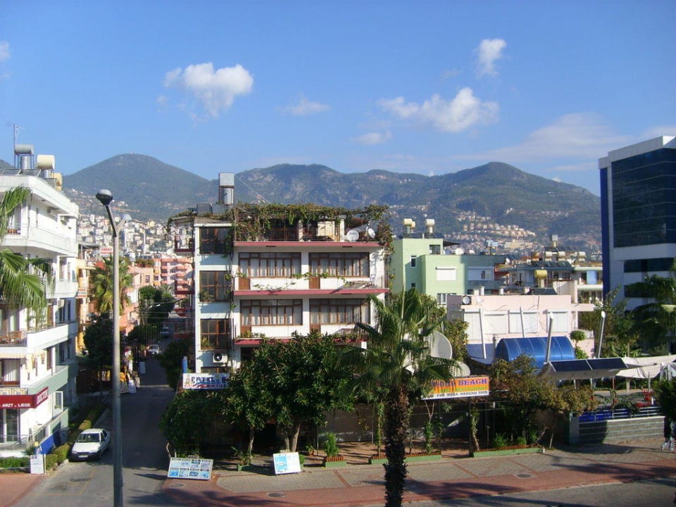 Blick vom Balkon Hotel Grand Okan