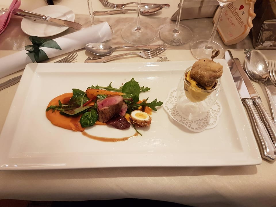 Weihnachtsmenü Wellnessresort Vier Jahreszeiten