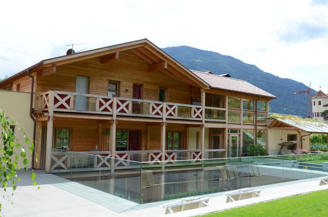 Rückwärtige Ansicht Apartment Egghof im Weingut