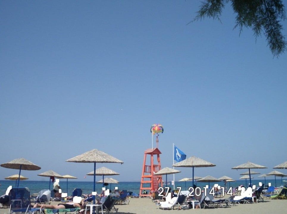 Blick von der Liege Santa Marina Beach