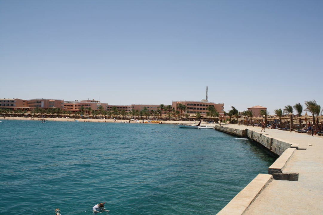 Blick zum Strand Pickalbatros Aqua Park Resort - Hurghada