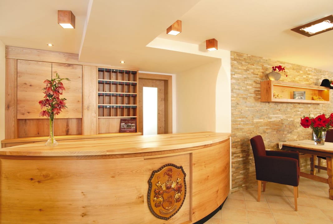 Rezeption Hotel Garni Matthäuserhof