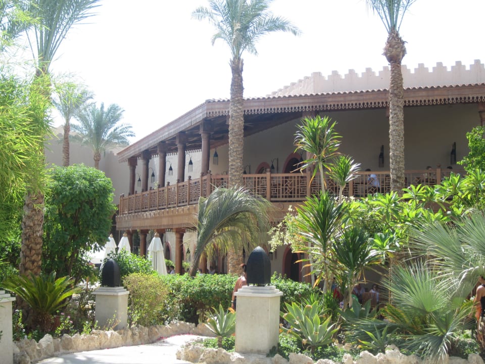 Balkon des Restaurants "Olive Garden" Ghazala Gardens