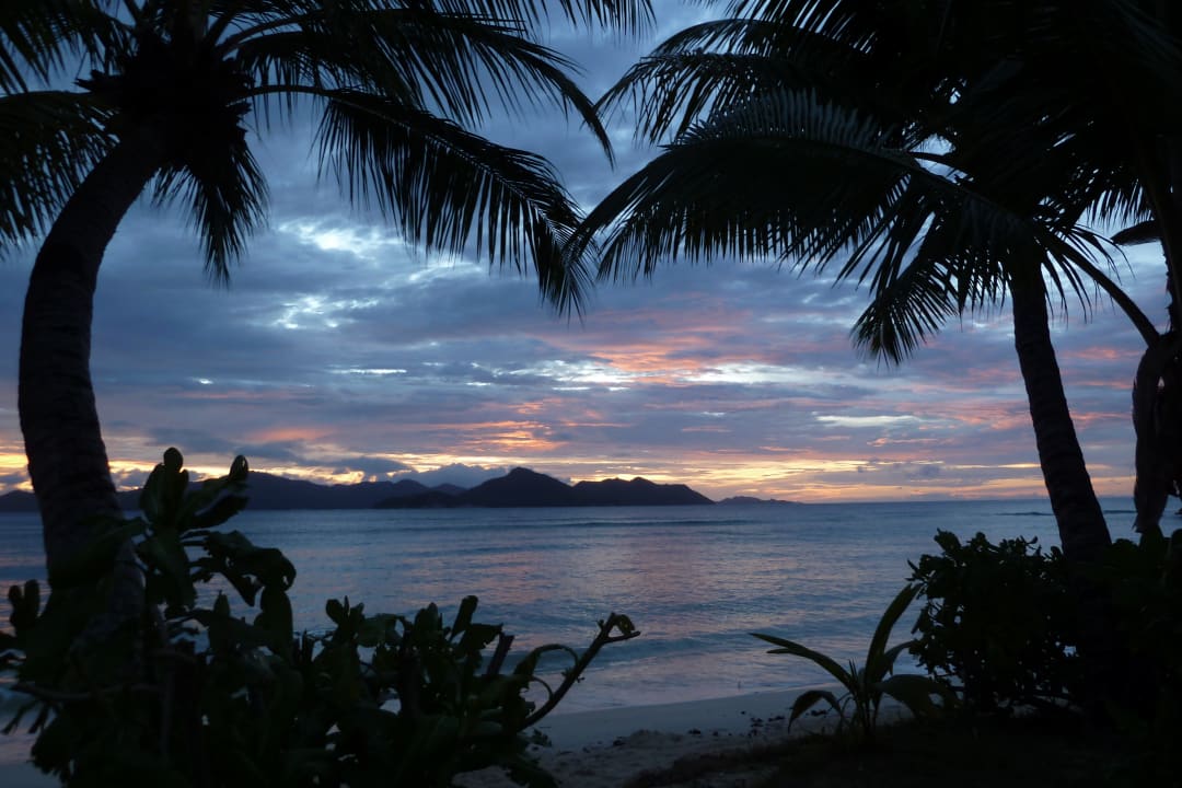 Sonnenuntergang La Digue Island Lodge