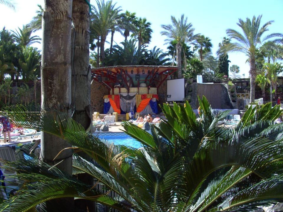 Poollandschaft: Animationspool und Bühne Abora Buenaventura by Lopesan Hotels