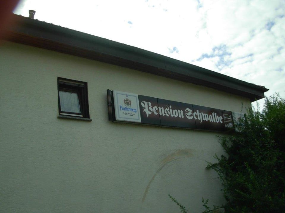 Hinteransicht der Pension Pension Schwalbe
