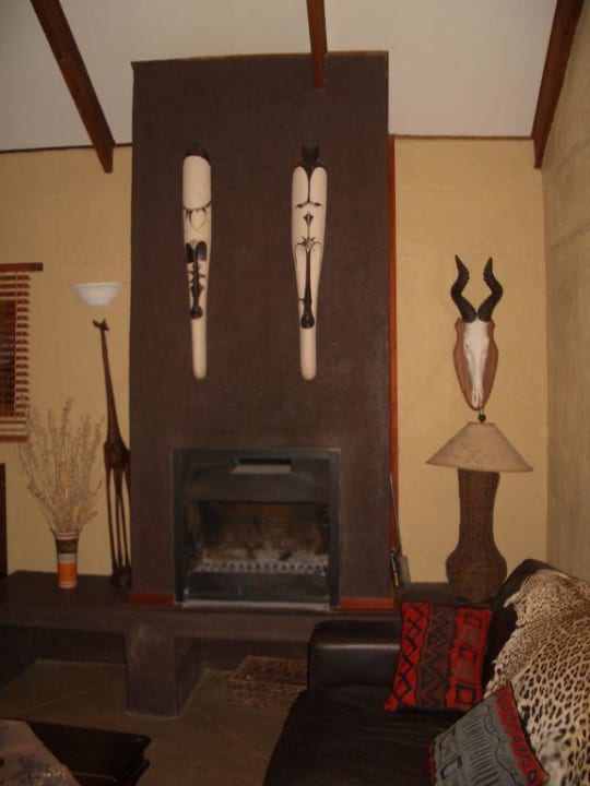 Kamin im Haupthaus Hotel Waterberg Guestfarm Schneider