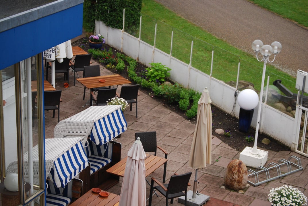 Blick vom Zimmer AKZENT Hotel Strandhalle