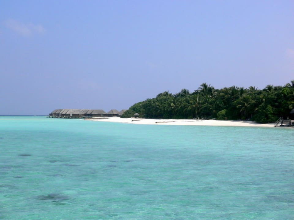 Blick in Richtung Nordspitze Veligandu Maldives Resort Island