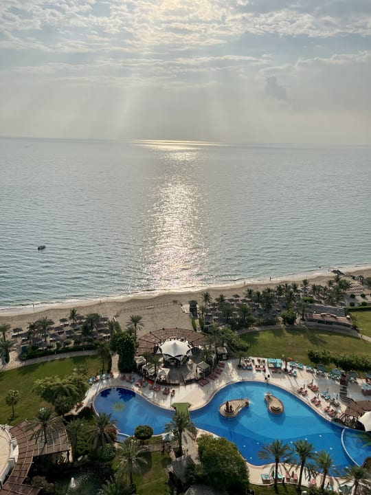 Ausblick Hotel Le Meridien Al Aqah Beach Resort