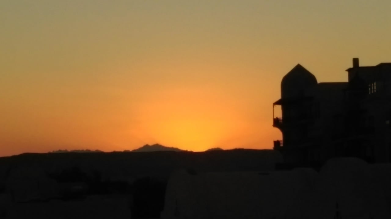 Jeden Abend toller Sonnenuntergang Hotel Three Corners Ocean View prestige - Adults only