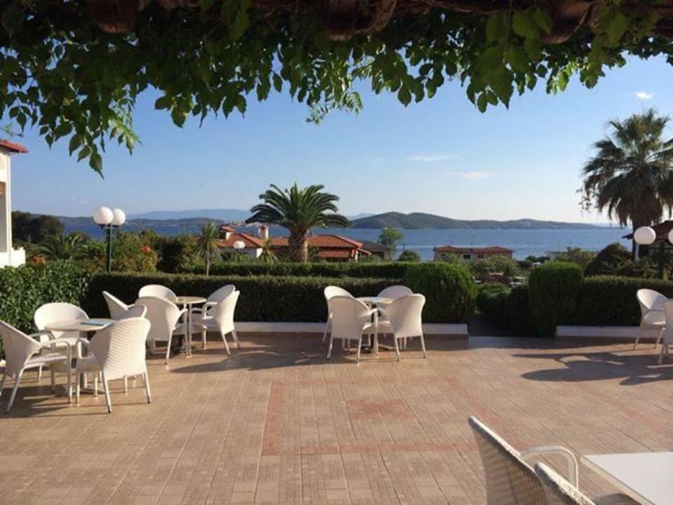 View from the bar area Alexandros Palace