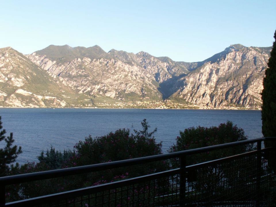 Aussicht vom Balkon der Ferienwohnung Hotel Lago di Garda