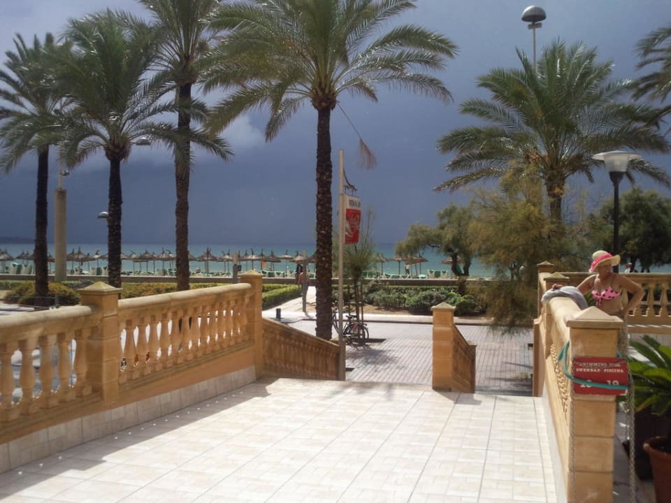 Richtung Meer allsun Hotel Pil-lari Playa