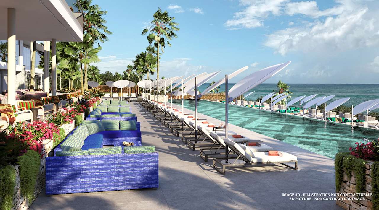 Pool Club Med South Africa Beach and Safari