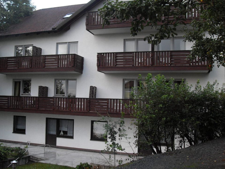 Lage der Hotelzimmer mit Balkon Hotel Altes Kurhaus