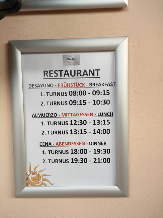 Gastro allsun Hotel Esplendido