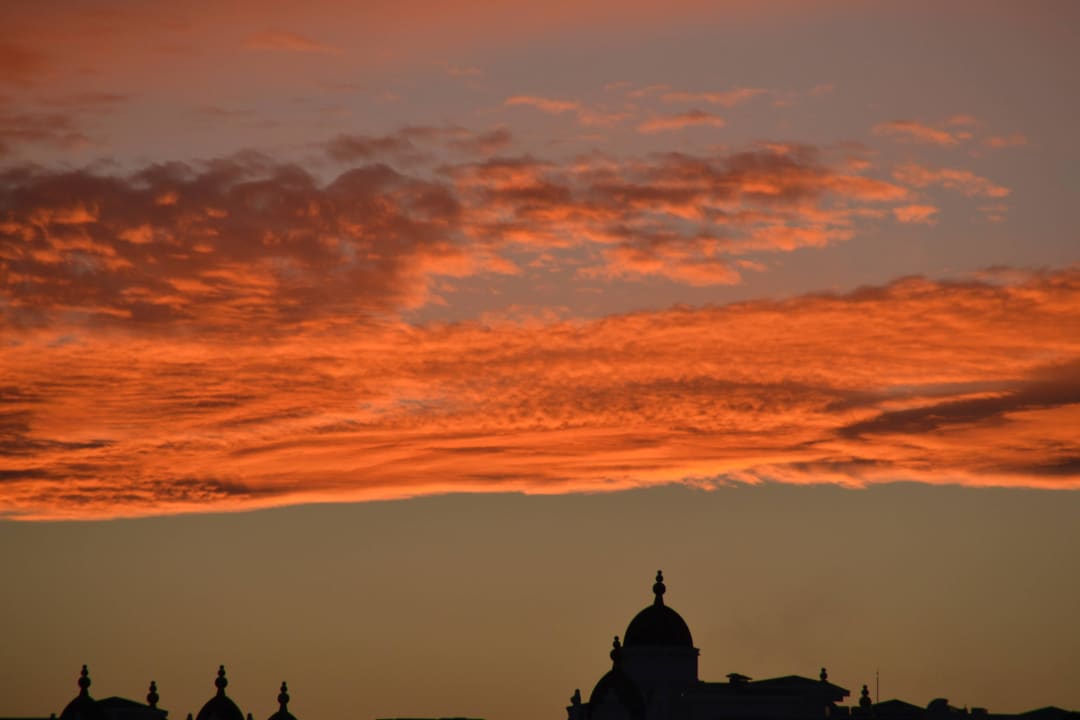 Kurz nach Sonnenaufgang. Hane Family Resort