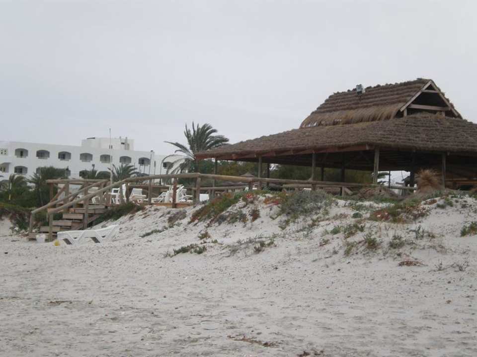 Teil des Strandes Mahdia Beach & Aquapark